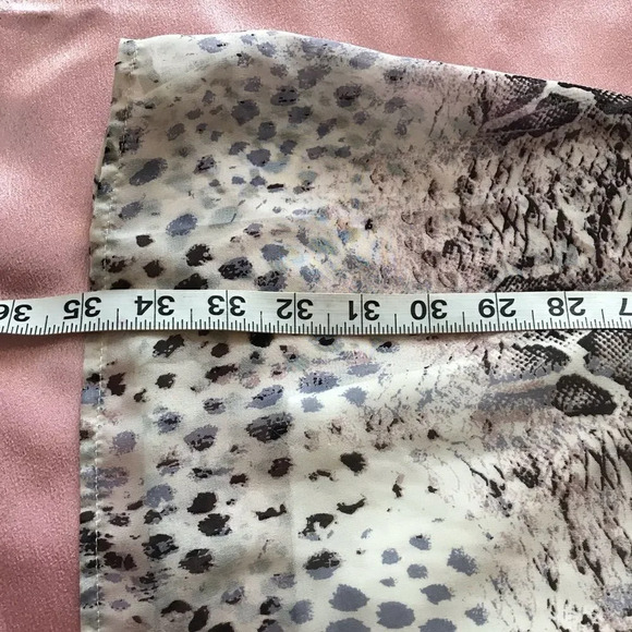 Sweet Claire gray snake print slip dress - Picture 7 of 8